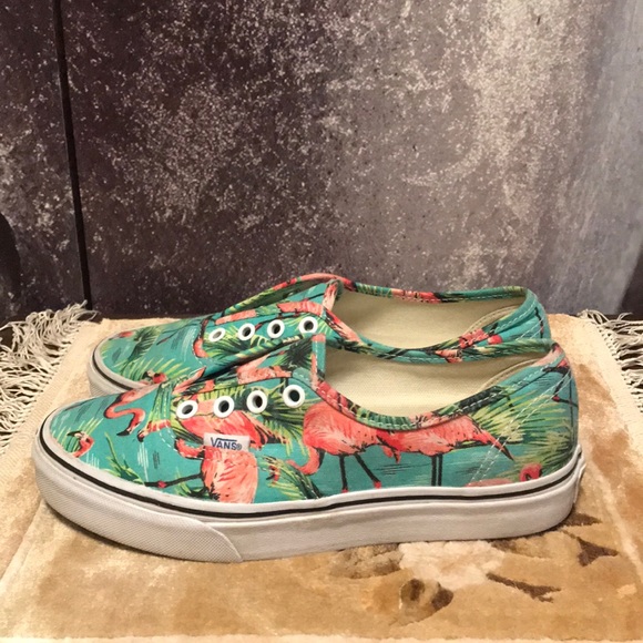 New Vans Authentic Van Doren turquoise flamingo NWT New Vans Authentic Van Doren turquoise flamingo NWT